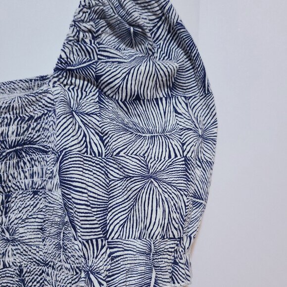 ROXY SUNSET WALKS SMOCKED CROP TOP PUFF SLEEVES SQUARE NECK ADULT SIZE XXL - Picture 10 of 12